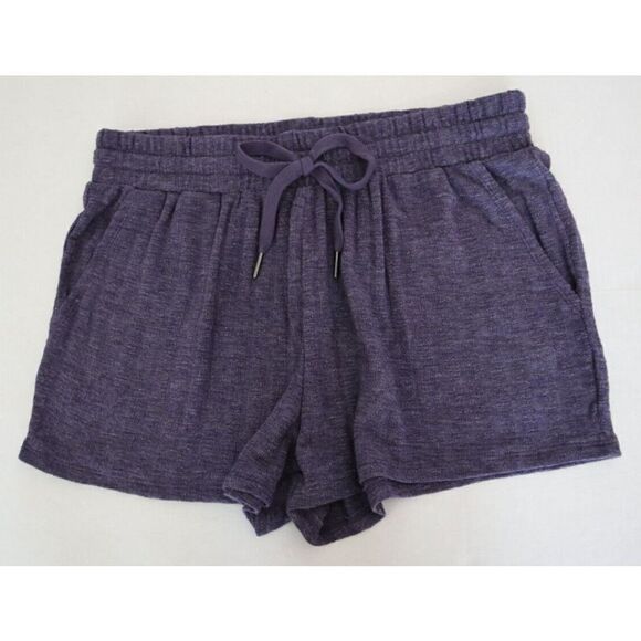 Shine 2K205137SF Women’s Sz M Dark Blue Poly Cotton Spandex Adjustable Shorts - Picture 2 of 8